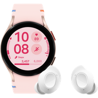 Koop Samsung Galaxy Watch FE Roze + Buds FE Wit