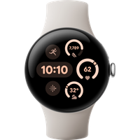 Koop Google Pixel Watch 3 Zilver/Crème 41mm