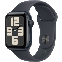 Koop Apple Watch SE 2024 40mm Midnight Sportband M/L