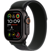 Koop Apple Watch Ultra 2 4G 49mm Zwart Trail Band Zwart M/L