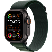 Koop Apple Watch Ultra 2 4G 49mm Zwart Alpine Band Groen M