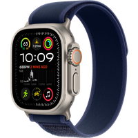 Koop Apple Watch Ultra 2 4G 49mm Zilver Trail Band Blauw S/M