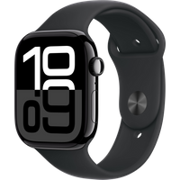 Koop Apple Watch Series 10 46mm Zwart Sportband S/M