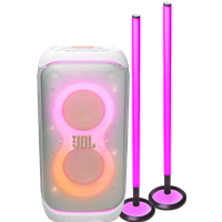 Koop JBL Partybox 320 Wit + 2x JBL Partylight Stick