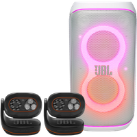 Koop JBL Partybox 120 Wit + 2x JBL Partylight Beam