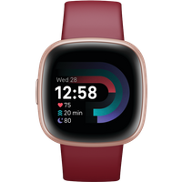 Koop Fitbit Versa 4 Roségoud/Rood