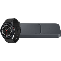 Koop Samsung Galaxy Watch 6 Classic Zwart 43mm + Samsung Duo Draadloze Oplader