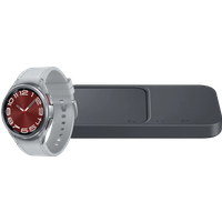 Koop Samsung Galaxy Watch 6 Classic Zilver 43mm + Samsung Duo Draadloze Oplader