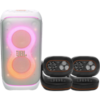 Koop JBL Partybox 320 Wit + 2x JBL Partylight Beam