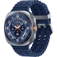 Koop Samsung Galaxy Watch Ultra (2025) 4G Titanium Blauw 47mm