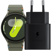 Koop Samsung Galaxy Watch 7 Groen 44mm + Oplader 25W