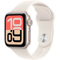 Koop Apple Watch SE (2025) 5G 40mm Starlight Sportband S/M