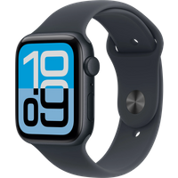Koop Apple Watch SE (2025) 44mm Midnight Sportband M/L