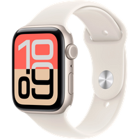 Koop Apple Watch SE (2025) 5G 44mm Starlight Sportband M/L