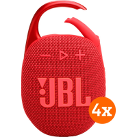 Koop JBL Clip 5 Rood 4-pack