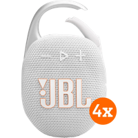 Koop JBL Clip 5 Wit 4-pack