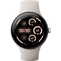 Koop Google Pixel Watch 3 Zilver/Crème 45mm