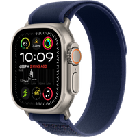 Koop Apple Watch Ultra 2 4G 49mm Zilver Trail Band Blauw M/L