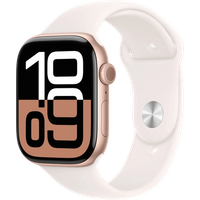 Koop Apple Watch Series 10 46mm Roségoud Sportband S/M